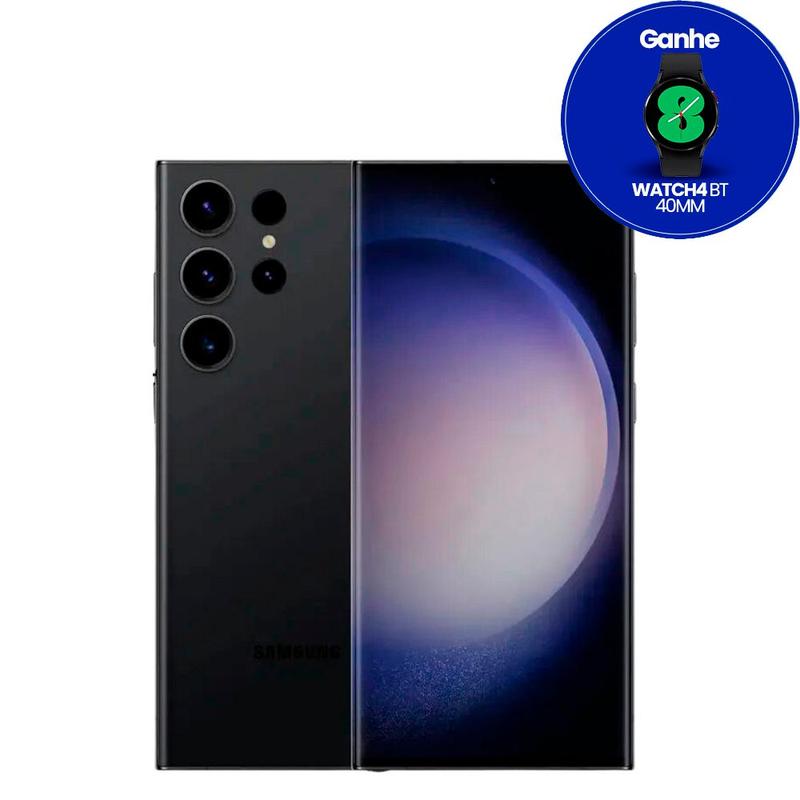 Combo: Smartphone Samsung Galaxy S23 Ultra 256GB 5G Preto +